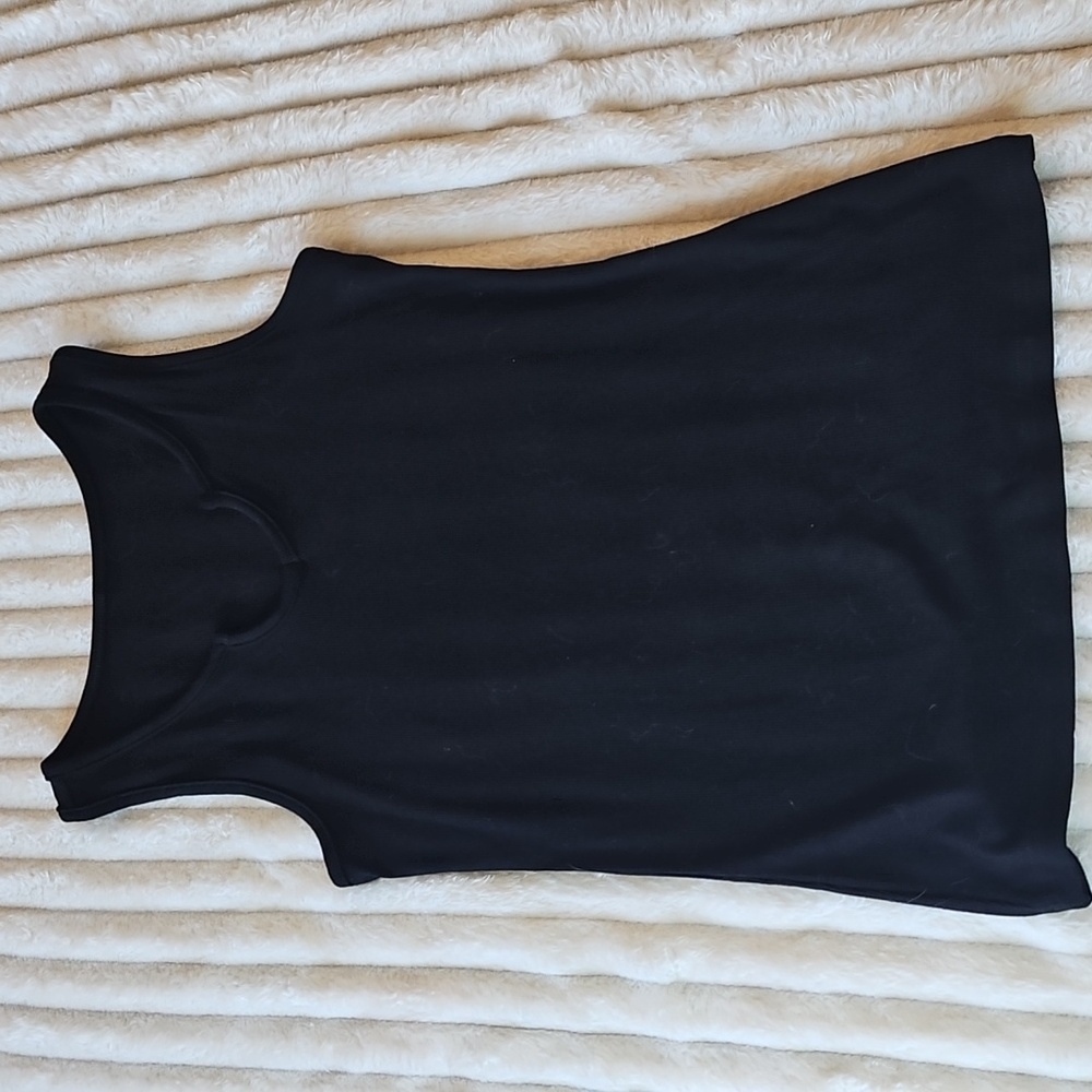 Black tank top